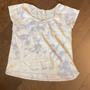 We the free top size medium purple tie dye style